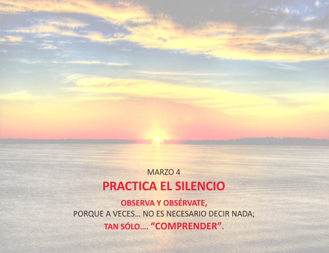 Practica el silencio